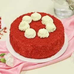 Delish Red Velvet Cream Cake